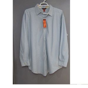 NEW Nyne Long Sleeve Contrast Cuff Shirt 2X Big